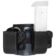 Comp-Tac Twin Paddle Mag OWB Kydex, Size 10 - 1911 Double, HK USP 9/40/45 Poly, Walther PPQ .45, Left Hand, Black, C62410000LBKN