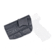 Rounded IWB KYDEX Holster, Springfield XD MOD.2 3in Sub-Compact, Left Hand, Carbon Fiber Black, SFA-XDMOD2-CF-LH-VAR