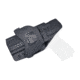 Rounded OWB KYDEX Paddle Holster, Canik TP9SA, Right Hand, Black, CNK-TP9SA-BK-RH-OWBPDL
