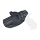 Rounded OWB KYDEX Paddle Holster, CZ75 SP01 Phantom, RH, Black, CZU-75SP01PHNTM-BK-RH-OWBPDL