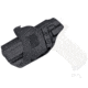 Rounded OWB KYDEX Paddle Holster, FN Herstal FNX 45, Right Hand, Black, FNS-FNX45-BK-RH-OWBPDL