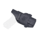 Rounded OWB KYDEX Paddle Holster, Glock 17/22/31 Gen 1-5, Left Hand, Black, GLK-172231-BK-LH-OWBPDL