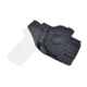 Rounded OWB KYDEX Paddle Holster, Sig Sauer P320 Full Size, Left Hand, Carbon Fiber, SSR-P320FS-CF-LH-OWBPDL