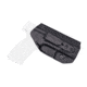 Rounded Tuckable IWB KYDEX Holster, CZ P-10 S, Ambidextrous, Black, CZU-P10SUB-BK-TUCK