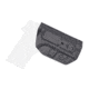 Rounded Tuckable IWB KYDEX Holster, Smith &amp; Wesson M&amp;P SHIELD 380 EZ, Right Hand, Black, SWN-MPSH380EZ-BK-RH-TUCK
