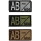 Condor Outdoor Blood Type Patch 6 Pcs/Pack, Abneg, Coyote Tan, 229AB-003