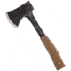 Condor Campsite Axe Desert, 4.25 natural finish 1075HC steel axe head with 3, Desert tan checkered polypropylene handle, CTK3934-4.24HC