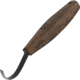 Condor Tool and Knife Curved Knife, 6.5in Overall, 2in Condor Classic Finish 1075Hc Steel Curved Blade, Walnut, CTK2815-2.0