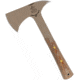 Condor Fortis Fidelis Axe, 7 desert tan powder coated 1075HC steel axe head , Natural linen micarta handle, CTK1816-6.7HC
