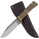 Condor Tool and Knife Lifeland Hunter Knife Fixed Blade Knife, 4in, 440C Steel, Drop Point, Satin, Walnut Handle, CTK103-4.5-4C