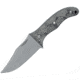 Condor Little Bowie Knife, 4.63 blasted satin finish 1075HC steel clip point, Black and gray micarta handle, CTK1821-4.5HC