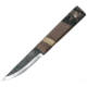 Condor Tool and Knife Mini Indigenous Puukko Knife, 7.13in Overall, 3.25in Condor Classic 1095Hc Steel Blade, Walnut Handle, Handle Features Recessed Wire Wrapping And Burnt Artwork, CTK2812-3.2HC