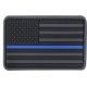 Condor Outdoor PVC US Flag Patch, 6 Pc/Pack, Blue Line, 181004-006