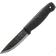 Condor Terrasaur Fixed Blade Black Knife, 4.13 natural finish 1095HC steel blade, Black polypropylene handle, CTK3945-4.1