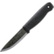 Condor Terrasaur Fixed Blade Black Knife, 4.13" natural finish 1095HC steel blade, Black polypropylene handle, CTK3945-4.1