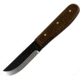 Condor Tool and Knife Bushcraft Knife, Walnut Handle, 4 in. Black Blade, Plain CTK236-4HC