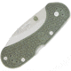 Condor Tool and Knife Cadejo Folding Knife, 2.66in, 14C28N Stainless Steel, Drop Point Blade, Army Green Zytel Handle, CTK812-3.0Z-SK