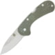 Condor Tool and Knife Cadejo Folding Knife, 2.66in, 14C28N Stainless Steel, Drop Point Blade, Army Green Zytel Handle, CTK812-3.0Z-SK