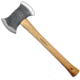 Condor Tool and Knife Double Bit Michigan Axe, Leather Sheath CTK4051C175