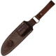 Condor Tool and Knife Mountaineer Trail Hunter Fixed Blade Knife, 8.88in Overall, 4.25in Blasted Satin 440C Stainless Blade, Walnut Handle, CTK120-4.26-4C
