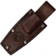 Condor Tool and Knife Mountaineer Trail Wingman Knife, 6.75in Overall, 2.75in Blasted Satin Flat Ground 14C28N Sandvik SS Blade, Brown Micarta Handle, Leather Sheath, CTK121-2.75-SK