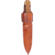 Condor Tool and Knife Trade Dag Fixed Blade Knife, 14.25in Overall, 8in Natural Finish Double Edge 1095HC Steel Blade, Walnut Handle, Brown Leather Belt Sheath, CTK1832-7.9-HC
