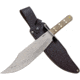 Condor Tool and Knife Undertaker Bowie Knife Fixed Blade Knife, 10in, 1075HC Steel, Clip Point, Satin, Brown, Walnut Handle CTK2804103