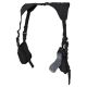 Condor Outdoor Vertical Shoulder Holster, Black, ASH-002