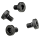 Contessa Rail Screws Set of Four, Black, SP08/F