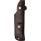 Cougar Creek Wilderness Survivor Brown Knife, 10.5in Overall, 5.75in Satin 1095Hc Steel Blade, Brown Canvas Micarta Handle, Green Liners, Brown Leather Sheath w/ Sharpening Stone, QC0113BROWN CANVAS