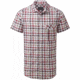 Crag Hoppers Avery Short Sleeve Shirt - Men's -Chesterfield Red Combo-Medium