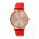 Crayo Fortune Strap Watch, Multicolor/Red CRACR4305