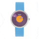 Crayo Pinwheel Silicone Strap Watch, Light Blue, One Size, CRACR5203