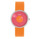 Crayo Pinwheel Silicone Strap Watch, Orange, One Size, CRACR5202