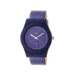 Crayo Womens Dazzle Leather-Band Watch w/Date, Purple, CRACR4103