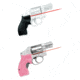 Crimson Trace Defender Laser Pistol Grip for S&amp;W J-Frame, Black, Pink