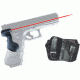 Crimson Trace G-Series Full Size Fits Glock Laser Grip, GOULD, Gen 3 Grip and Leather Holster Combo LG-617H GOULD
