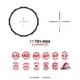 Crimson Trace Hardline Rifle Scope, 1-10x28mm, 34mm Tube, Second Focal Plane, Illuminated CT TR1-MOA, 01-3002403