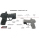 Crimson Trace Laseguard Ruger Max-9 Red Dot Sight, Black, 01-02060