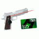 Crimson Trace Lasergrip 1911 Government/Commander - Walnut Finish LG-401 P16 w/ 25 Dollar Email Gift Certificate