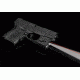 Crimson Trace Laserguard Pro Red Laser and Light, CR2, Springfield, Red, 150 Lumens, Black, LL-802