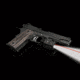 Crimson Trace Rail Master Pro - Universal Rail Mount Laser-LED Combo, Black, Red Laser CMR-205