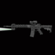 Crimson Trace Tactical Light for Picatinny or Similar Rail Equipped Long Guns with at least 2-3/4 in of rail length, 300 Lumen Green Laser, Black, CMR-300