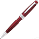 Cross Bailey Red Lacquer Ballpoint Pen w/ Polished Chrome Appointments, Red AT0452S8
