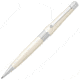 Cross Beverly Pearlescent White Lacquer Ballpoint Pen w/ Medium Tip and Black Ink, Pearlescent White AT04922