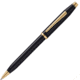 Cross Century II Black Lacquer Ballpoint Pen w/ 23K Gold Appointments, Black 412WG1