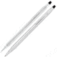 Cross Classic Century Lustrous Chrome Pen and Pencil Set of 2, Silver 350105