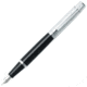 Cross Sheaffer 300 Glossy Black Barrel Fountain Pen w/ Fine Nib and Chrome Plated Appointments, Black E0931443