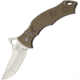 CSSD/SC Bram Frank Design LLC Bowie Standard Desert Tan Folding Knife,3in,8Cr13MoV Steel,Bowie,Desert Tan,G10 Handle CSSD05