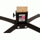 CTS Targets 2x4 X Ground Base, Black, 25in  L x 22in  Wx 8in  H, NSN N CTS-GBS-031